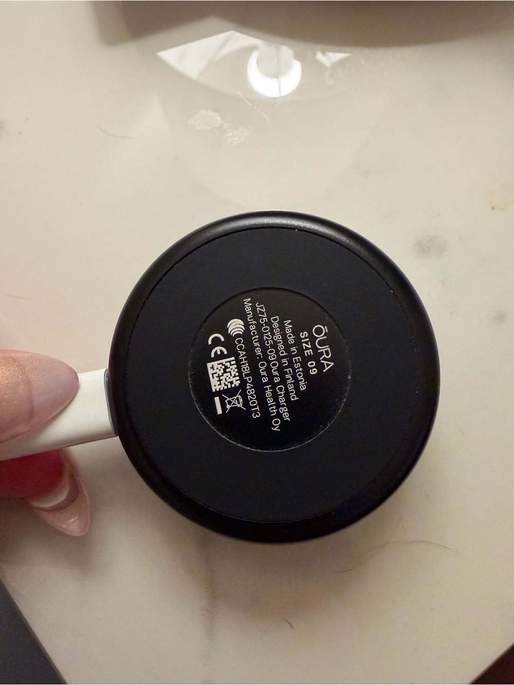 Oura Gen 3 Silver Ring “Horizon” - Picture 3 of 5